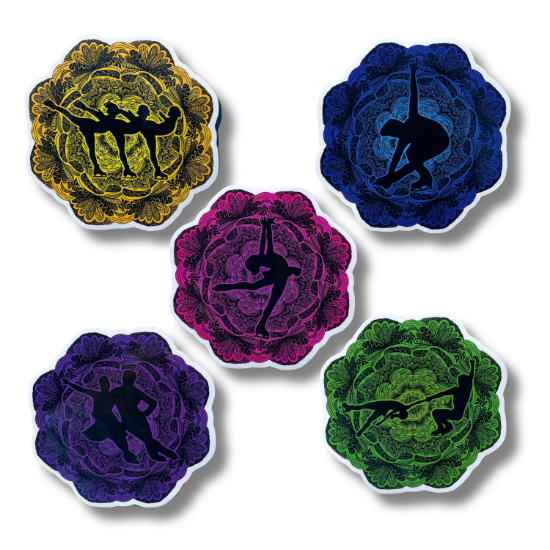 Picture of Figure Skating Mandalas - Sticker Pack