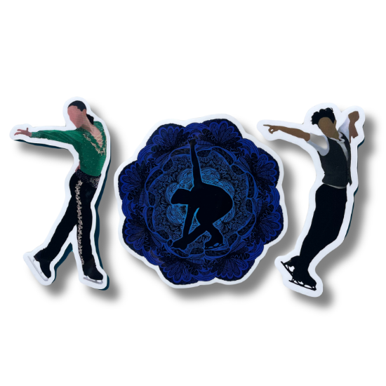 Picture of Mens Figure Skating - Sticker Pack 