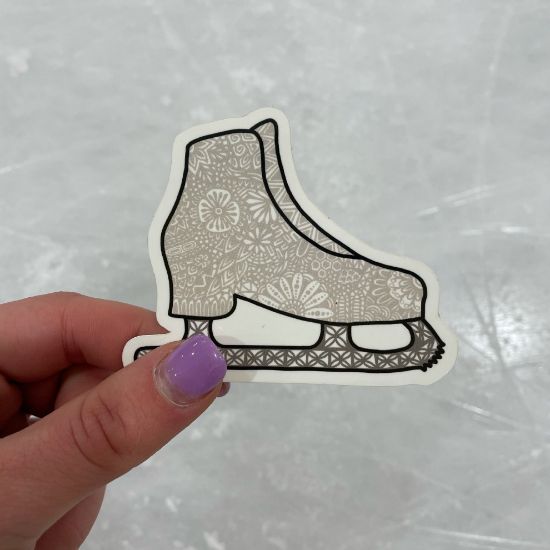 Picture of Zentangle Ice Skate Sticker